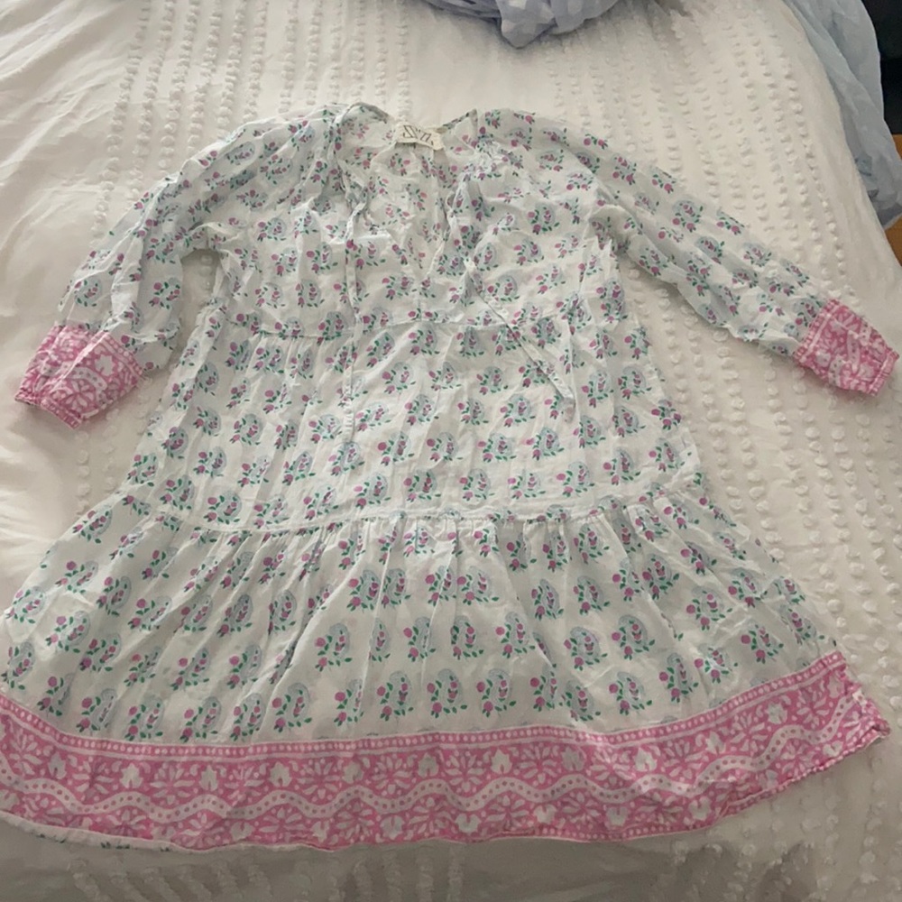 SZ Blockprints Priya Dress/coverup - size small
